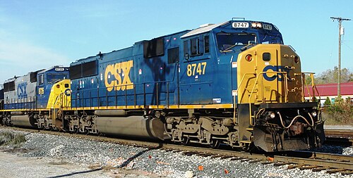 محرك CSX رقم 8747، بليموث، ميشيغان