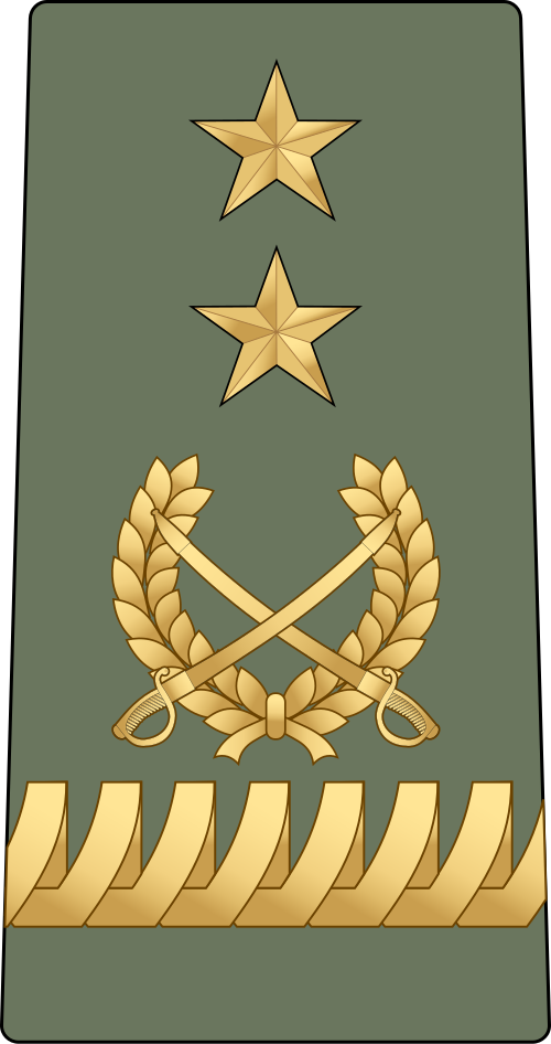 ሜጄር ጄኔራልMējēri jēnērali(القوات البرية الإثيوبية)