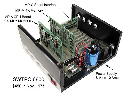 علبة SWTPC 6800 مزودة بحافلات SS-50 وSS-30 - جهاز هواة مبكر