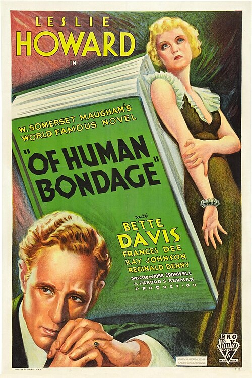 ملصق فيلم "عبودية الإنسان" (1934)