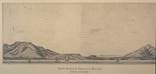 رسم تخطيطي فرنسي لمدينة تامسوي عام 1893