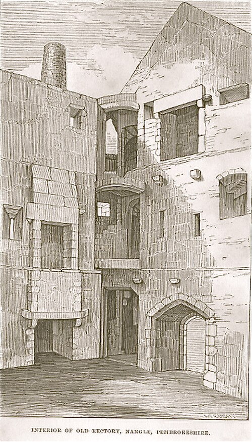 بيت القسيس القديم، "نانجل"، بيمبروكشاير (1867)