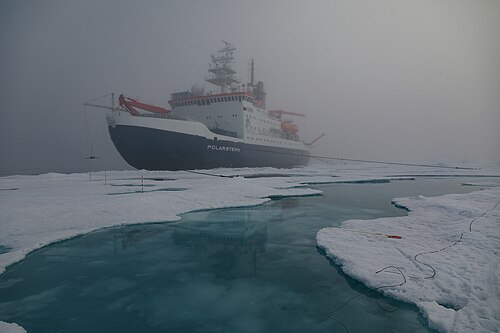 Polarstern أثناء رحلة التناقضات
