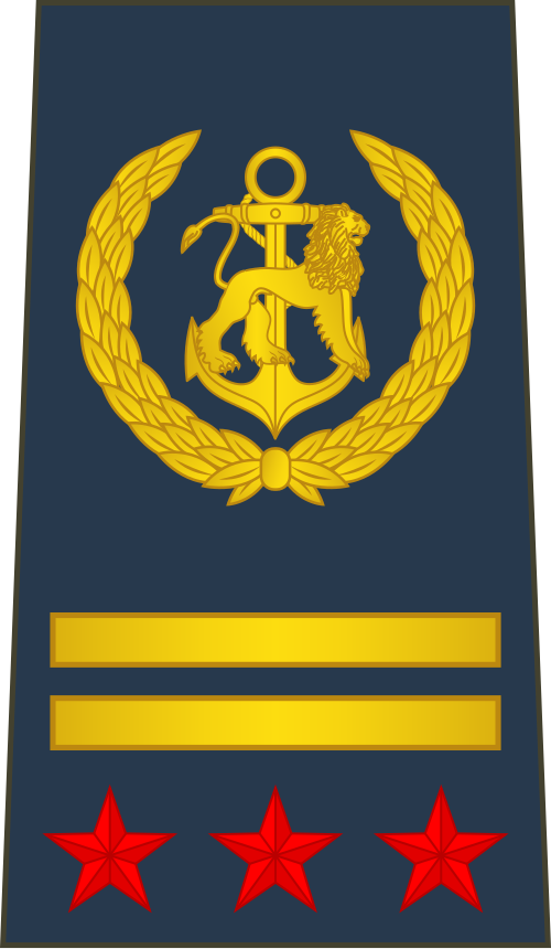 Capitaine de vaisseau (البحرية الكونغولية)