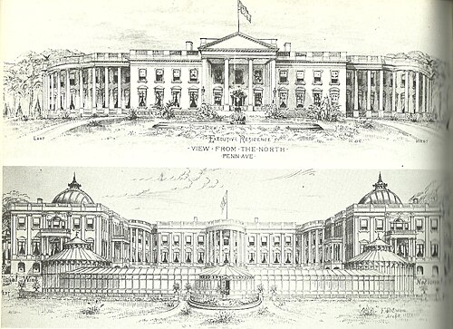 إضافات اقترحها المهندس المعماري فريدريك د. أوين عام 1890