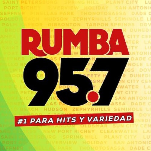 الشعار السابق لمحطة "Rumba 95.7" من عام 2024 إلى عام 2026.