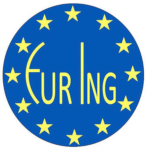شعار Eur-Ing (اعتبارًا من عام 2024)