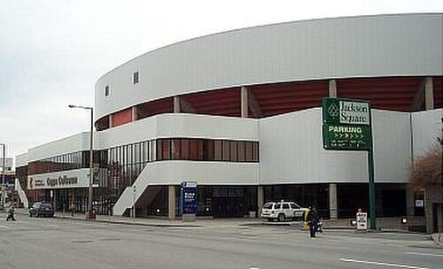 TD Coliseum (Copps Coliseum), Bay St., looking north