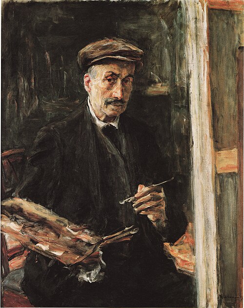 رسم الفنان الألماني ماكس ليبرمان (1847-1935) هذه اللوحة عام 1925. → انفصال برلين