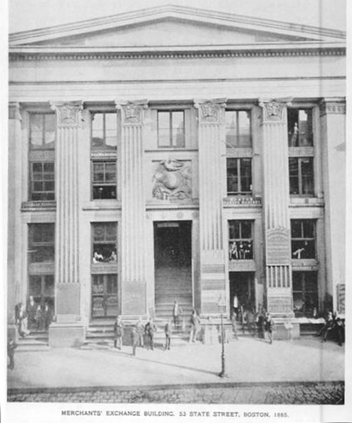 البورصة، حوالي عام 1885