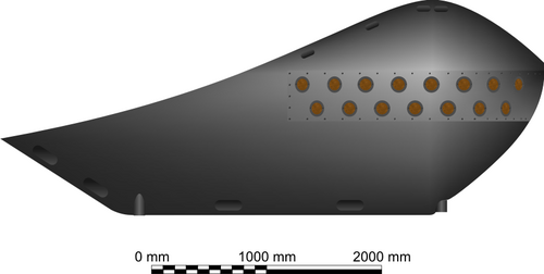 منظر خارجي لطائرة U-995 Balkongerät