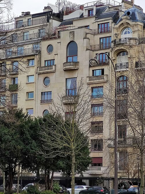 شارع فوش رقم 53، باريس، من تصميم تشارلز أبيلا، 1939