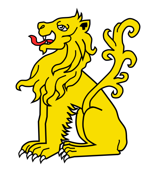 الأسد الجالس
