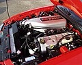 محرك SVT Cobra R موديل 2000، تم تعديله باستخدام لوحات MM caster/camber ومنظم جدار الحماية للقابض.