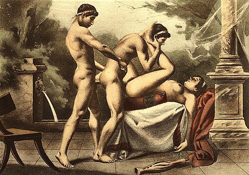 اللوحة الثامنة عشرة من "De Figuris Veneris"