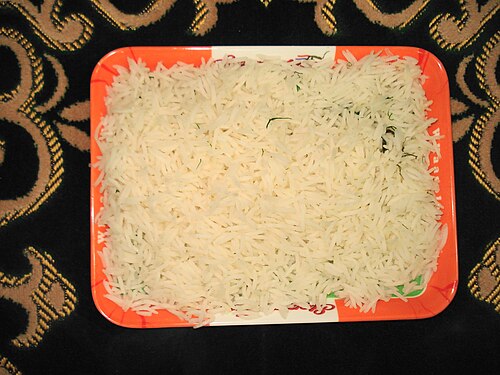 أرز مسلوق