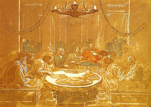العشاء الأخير، 1850