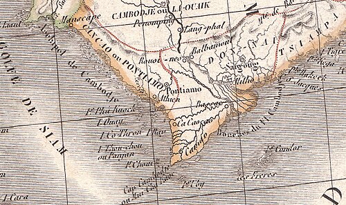 كوتشينشينا في عام 1829 في عهد أسرة نجوين