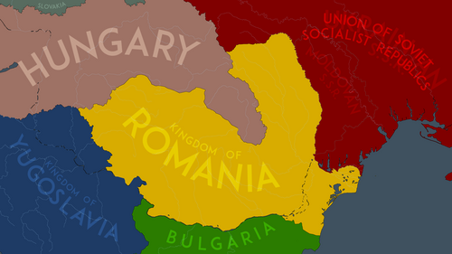 رومانيا في 13 سبتمبر 1940، بعد أن وصل الجيش المجري إلى حدود جائزة فيينا الثانية.