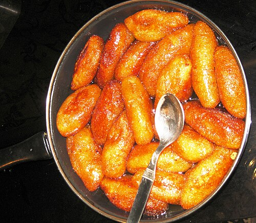 بطاطا حلوة مقلية ومحلاة، الهند