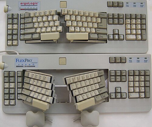 KeyTronic FlexPro و OEM ergoLogic (1993)
