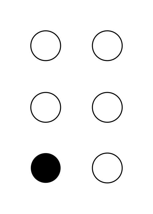 (نقاط نمط برايل - 3)