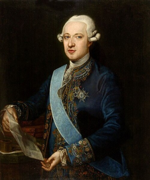 الكونت دي فلوريدابلانكا، لوحة بريشة غويا حوالي 1782-1783