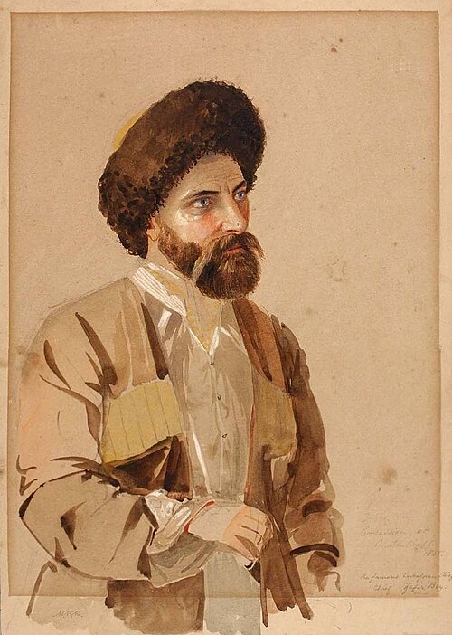 الأمير الشركسي سفر باي زانوكو عام 1845