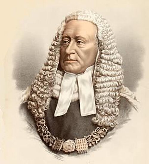 portrait of a man with an ornate collar and long white wig