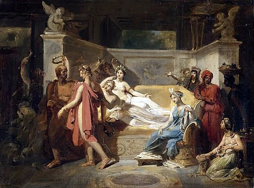 فيليكس أوفراي (1800–1833): السيبياديس مع المحظيات (1833)