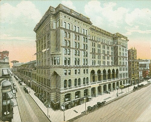 بطاقة بريدية لمحطة ريدينغ، 1906
