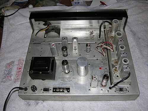 جهاز استقبال راديو FM ستيريو متعدد الإرسال من نوع Harman Kardon F50-XK (منظر علوي)