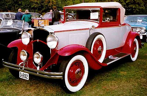 غراهام كوبيه المكشوفة، 1930