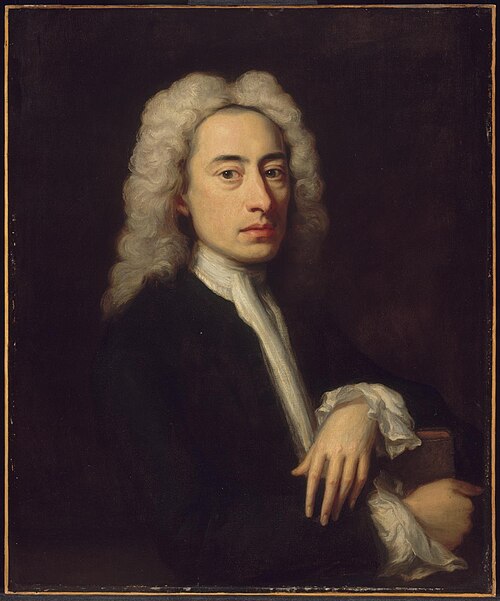 صورة ريتشاردسون لألكسندر بوب؛ حوالي عام 1736.
