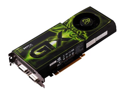 بطاقة رسومات Nvidia GeForce GTX 260، من إنتاج شركة XFX، الشريكة لشركة Nvidia في تصنيع اللوحات الأم.