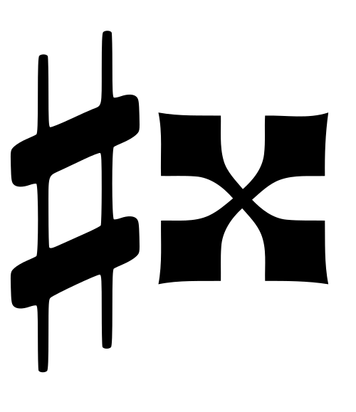 ثلاث علامات حادة