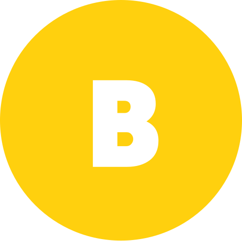 ب
