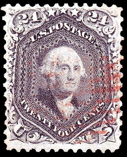 واشنطن، إصدار عام 1862، 24 سنتًا