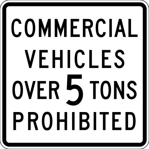 استثناء وزن المركبات التجارية R36(CA)