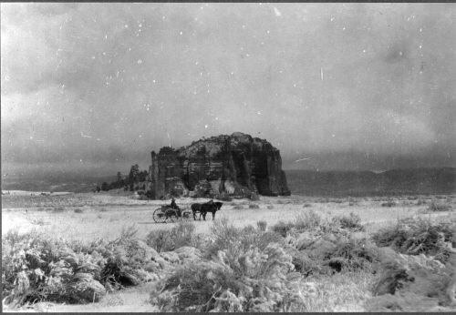 جبال زوني في غابة سيبولا الوطنية في شتاء عام 1908. الصورة: خدمة الغابات الأمريكية.