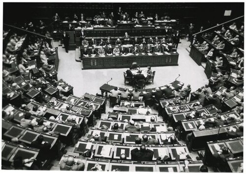 تصويت الثقة على حكومة الإشاعة الثالثة في مجلس النواب في مارس 1970