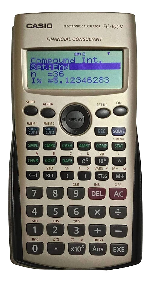 آلة حاسبة مالية FC-100V
