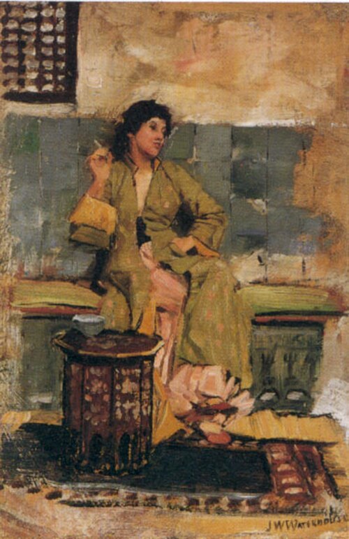 ذكريات شرقية (رسم تخطيطي)، حوالي عام 1874