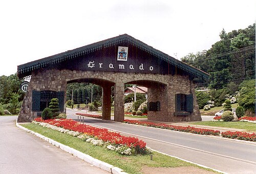 City entrance portico