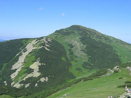Veľký Kriváň، أعلى جبل في السلسلة