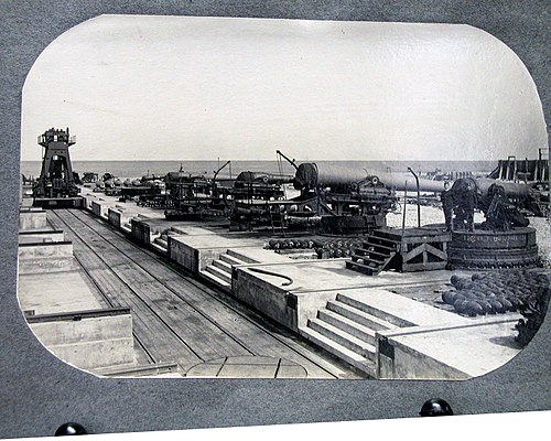 بطارية الإثبات حوالي عام 1900.