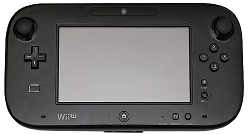 مجموعة فاخرة من وحدة تحكم ألعاب Wii U سوداء