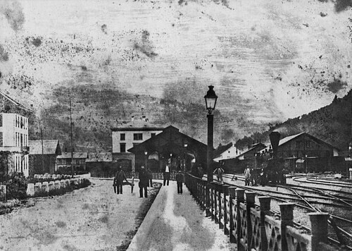 محطة أولتن، حوالي عام 1860