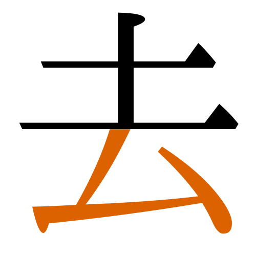 -{去}-