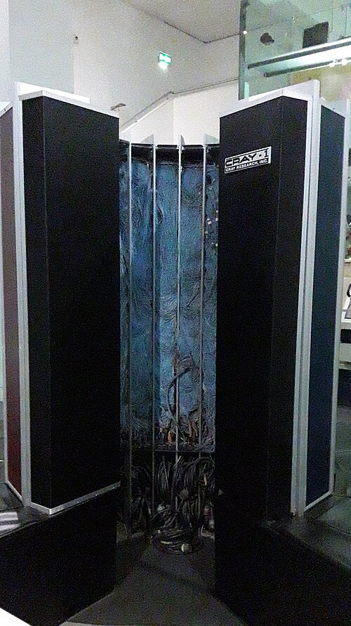 جهاز Cray-1 في متحف العلوم، لندن